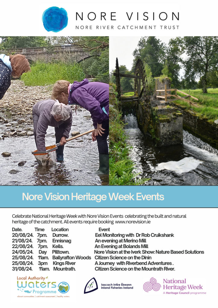 Nore Vision Heritage Week Programme